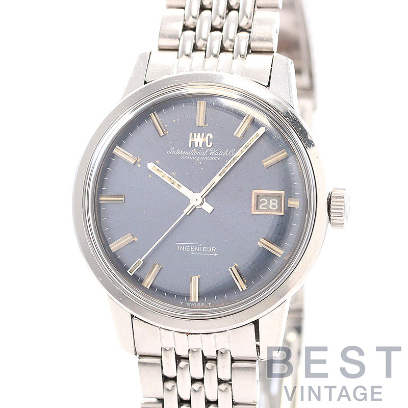 【お買い物マラソン限定クーポン配布中♪】【OH済】 アイダブリューシー 【IWC】 インヂュニア オートマティック カレンダー ジャンボ / ビッグ インジュニア 866 AD メンズ ブルー ステンレススティール 腕時計 時計 INGE【中古】