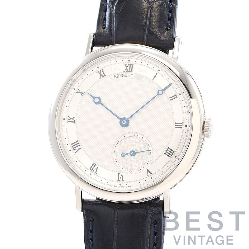 【お買い物マラソン限定クーポン配布中♪】【OH済】 ブレゲ 【BREGUET】 クラシック 5140 5140BB/12/9W6 メンズ シルバー K18ホワイトゴールド 腕時計 時計 CLASSIQUE 5140 SILVER K18WG 【中古】【中古】
