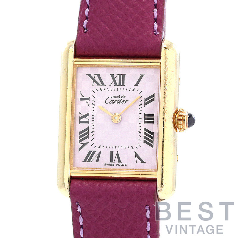 カルティエ　ヴェルメイユ Cartier カルティエ レディース腕時計 マストヴァンドーム