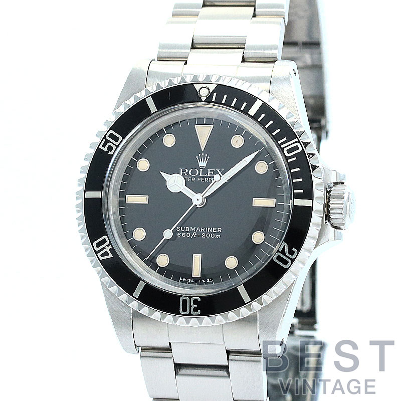 【お買い物マラソン限定クーポン配布中♪】ロレックス 【ROLEX】 サブマリーナー 5513/0 メンズ ブラック ステンレススティール 腕時計 時計 SUBMARINER BLACK SS ノンデイト【中古】【中古】