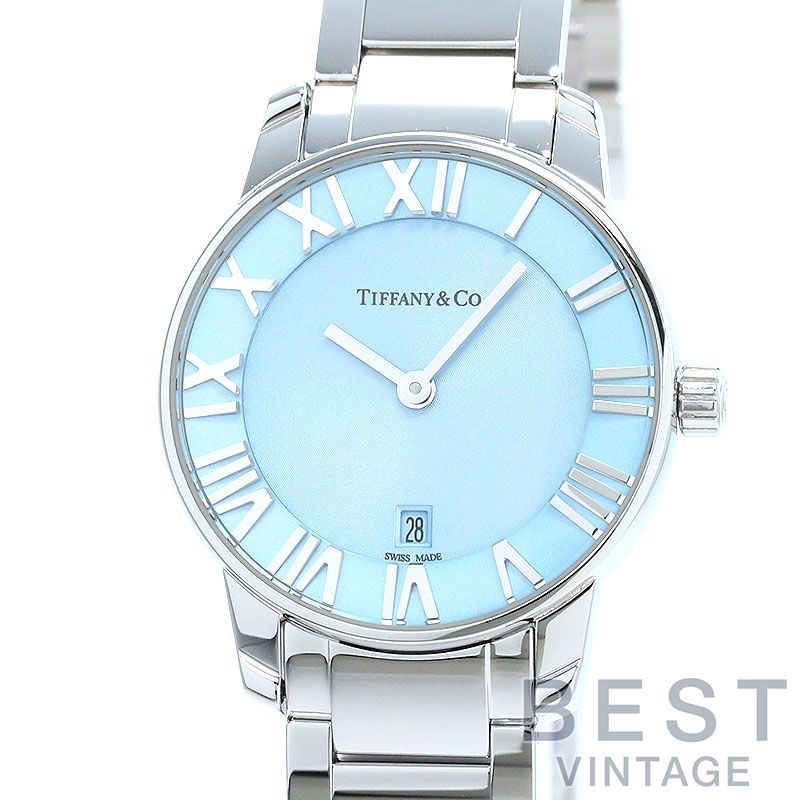 【お買い物マラソン限定クーポン配布中♪】ティファニー 【TIFFANY & CO.】 アトラス 2ハンド 29MM 37447188 レディース アイスブルー ステンレススティール 腕時計 時計 ATLAS 2 HAND 29MM ICE BLUE SS 【中古】【中古】