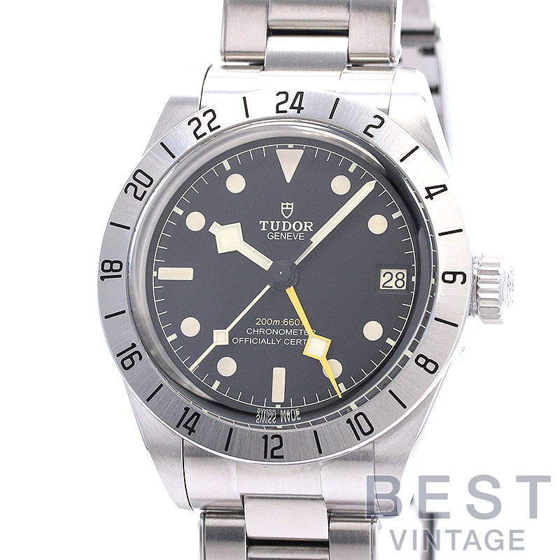 チューダー 【TUDOR】 ブラックベイ プロ M79470-0001 メンズ ブラック ステンレススティール 腕時計 時計 BLACK BAY PRO BLACK SS チュードル【中古】