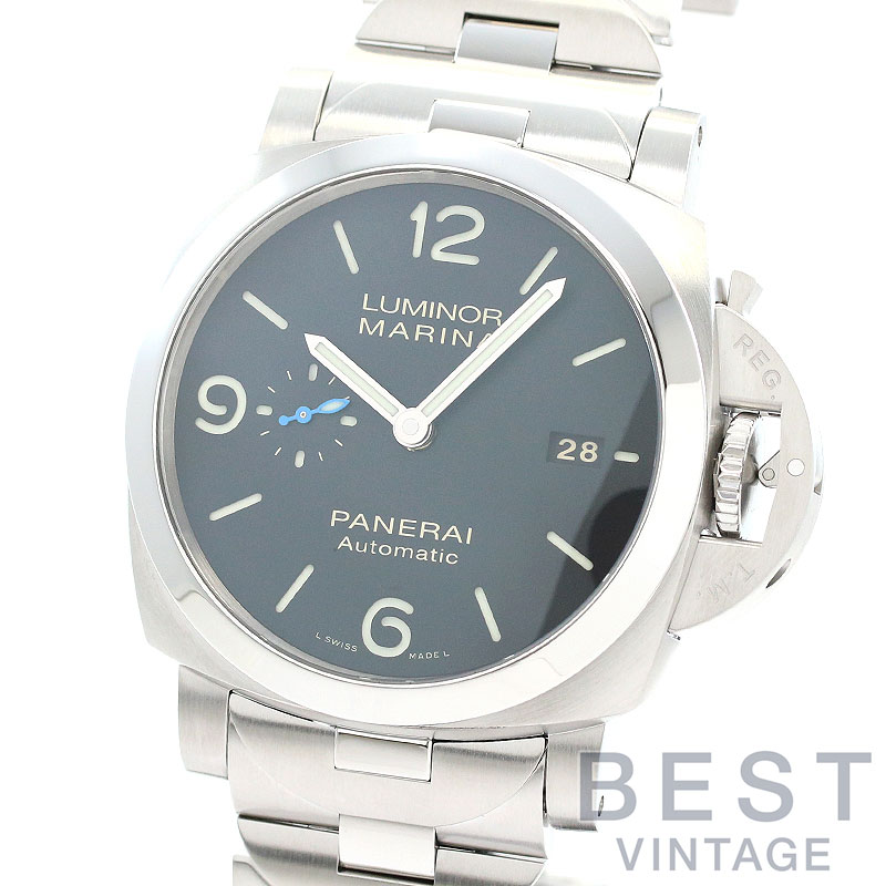 オフィチーネパネライ 【OFFICINE PANERAI】 ルミノールマリーナ PAM01562 メンズ ブラック ステンレススティール 腕時計 時計 LUMINOR MARINA BLACK SS OP【中古】