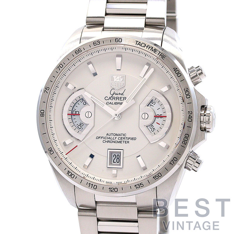 【お買い物マラソン限定クーポン配布中♪】【OH済】 タグホイヤー 【TAG HEUER】 グランド カレラ クロノグラフ キャリバー17RS CAV511B.BA0902 メンズ シルバー ステンレススティール 腕時計 時計 GRAND CARRERA CHRONOGRAPH CALIBRE 17【中古】|BEST VINTAGE