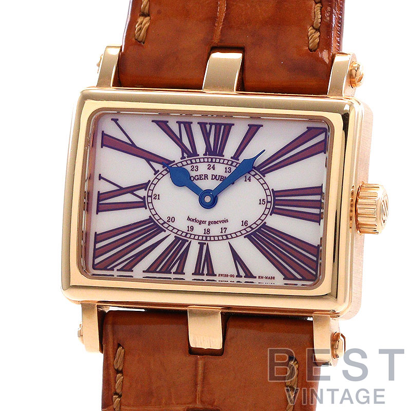 【お買い物マラソン限定クーポン配布中♪】ロジェデュブイ 【ROGER DUBUIS】 トゥーマッチ クォーツ T22.86.5.5.7 (T22 86 5) レディース アイボリー K18ローズゴールド 腕時計 時計 TOO MUCH QUARTZ IVORY K18RG RD【中古】【中古】|BEST VINTAGE