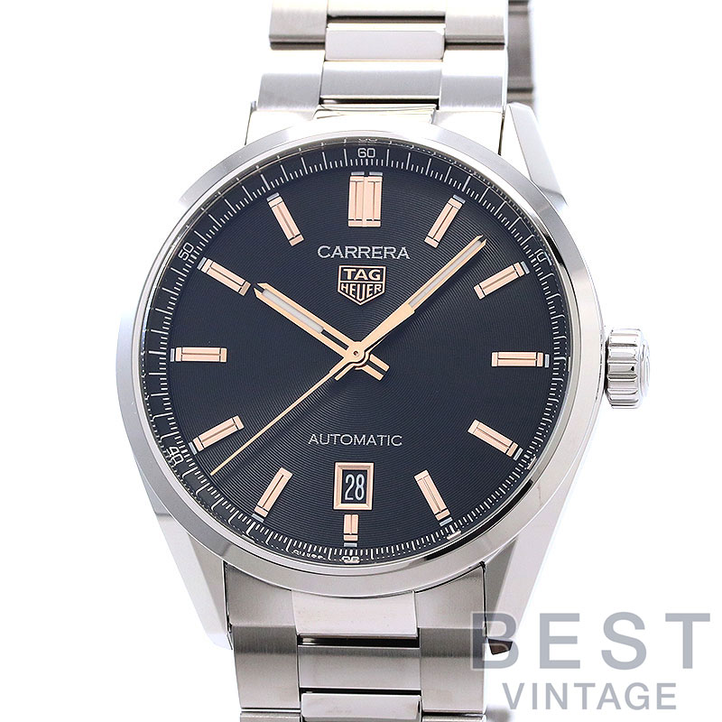 【お買い物ﾏﾗｿﾝ限定ｸｰﾎﾟﾝ配布中♪】タグホイヤー 【TAG HEUER】 カレラ キャリバー5 デイト WBN2113.BA0639 メンズ ブラック ステンレススティール 腕時計 時計 CARRERA CALIBRE 5 DATE BLACK SS 【中古】【中古】｜BEST VINTAGE
