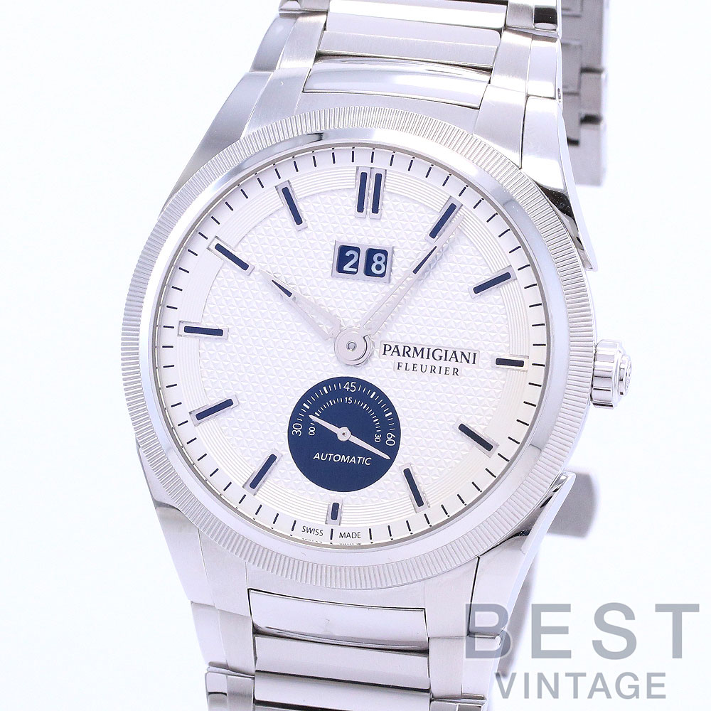 【お買い物マラソン限定クーポン配布中♪】パルミジャーニフルリエ 【PARMIGIANI FLEURIER】 トンダ GT オートマティック PFC910-0000141-B00182 メンズ シルバー ステンレススティール 腕時計 時計 TONDA GT AUTOMATIC SI【中古】