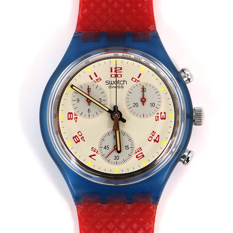 スウォッチ 【SWATCH】CHRONO クロノ メンズ デッド買い溜める DEAD STOCK 【新古品】石英 QUARTZ ウオッチ 時辰儀 カジュアルウォッチ【中古】