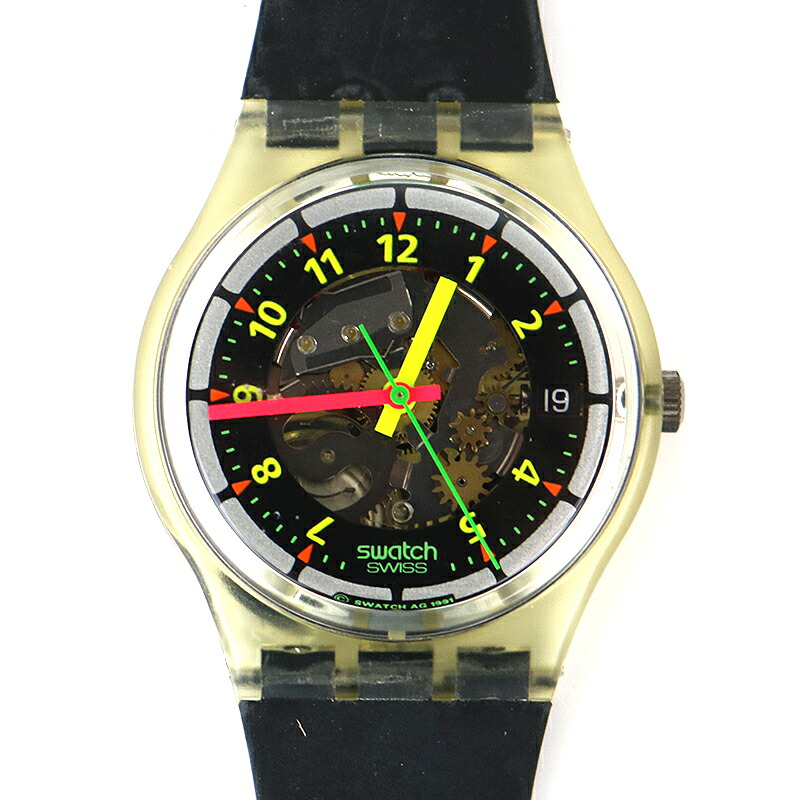 スウォッチ 【SWATCH】REGULAR GENTLEMENS' レギュラー メンズ デッドストック　DEAD STOCK 【新古品】クォーツ　QUARTZ 腕時計 時計 カジュアルウォッチ【中古】｜BEST VINTAGE