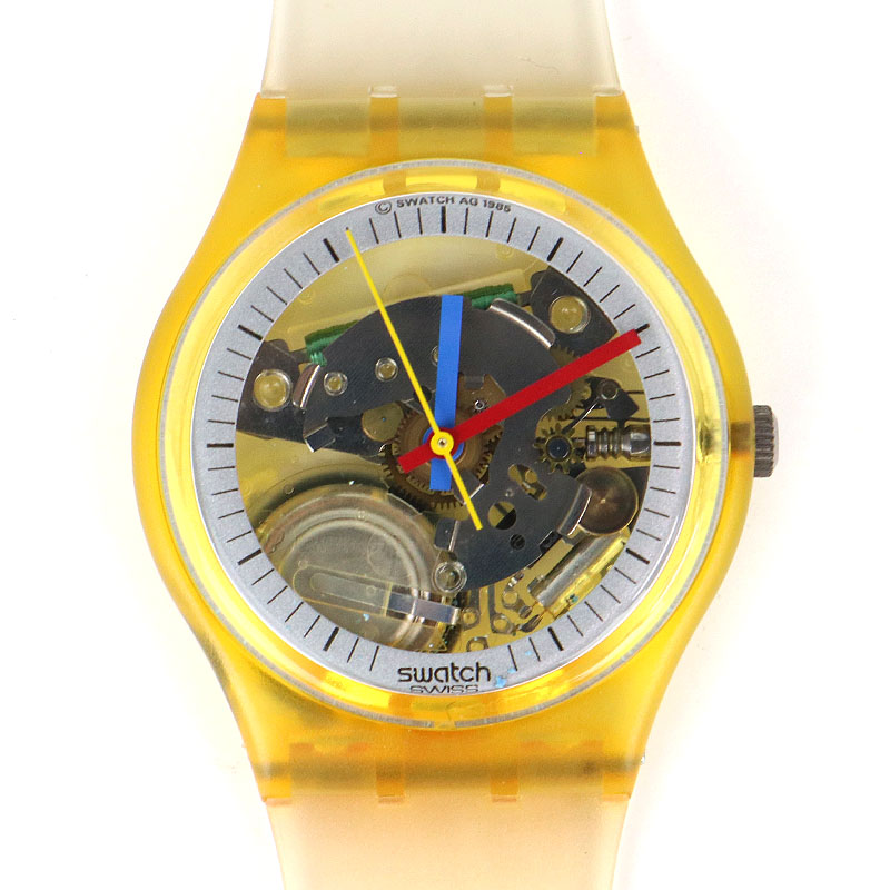 スウォッチ 【SWATCH】REGULAR GENTLEMENS' レギュラー メンズ デッドストック　DEAD STOCK 【新古品】クォーツ　QUARTZ 腕時計 時計 カジュアルウォッチ【中古】｜BEST VINTAGE