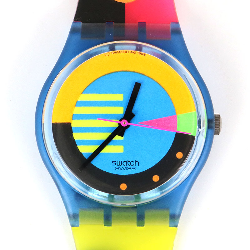 スウォッチ 【SWATCH】REGULAR GENTLEMENS\u0027 レギュラー メンズ デッド買い溜める DEAD STOCK 【新古品】石英 QUARTZ ウオッチ 時辰儀 カジュアルウォッチ【中古】