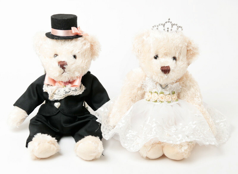 ドレス付きホワイトテディベア Mのみ即納][instock]【RANS】ミニ/ドレス/ワンピース/ベア
