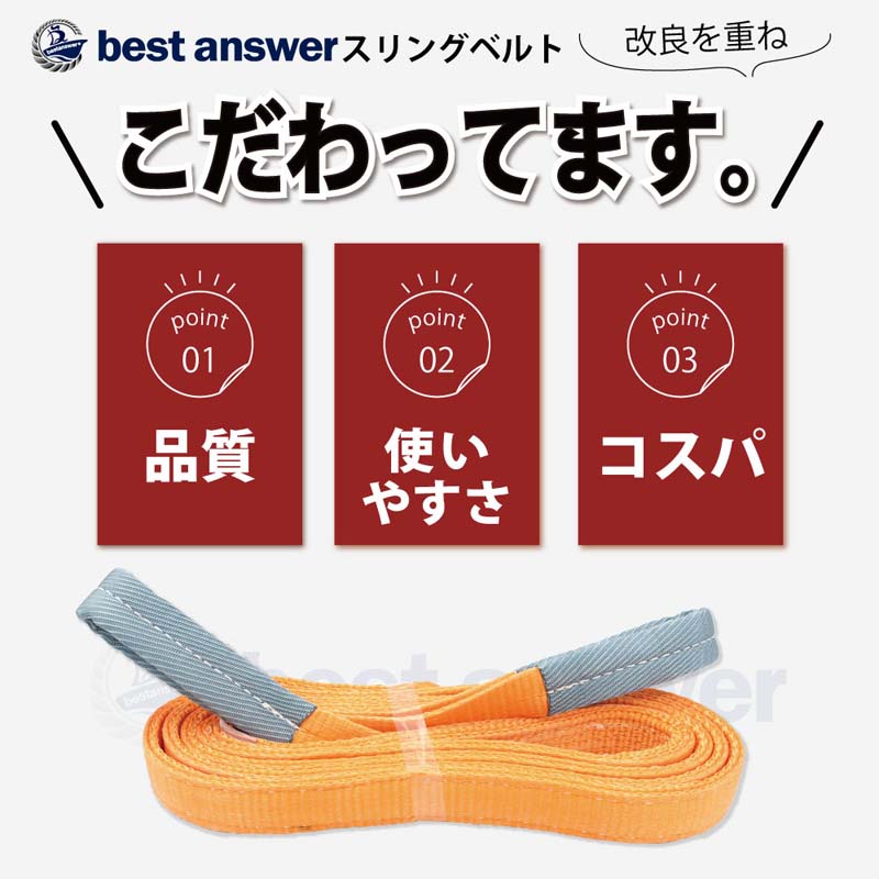 人気の春夏 <br>スリングベルト 50mm 6m 10本セット ナイロンスリングベルト 長さ6m 幅50mm 使用荷重1600kg スリング ベルト  ベルトスリング 玉掛 玉掛け 玉掛けスリング 吊上げ