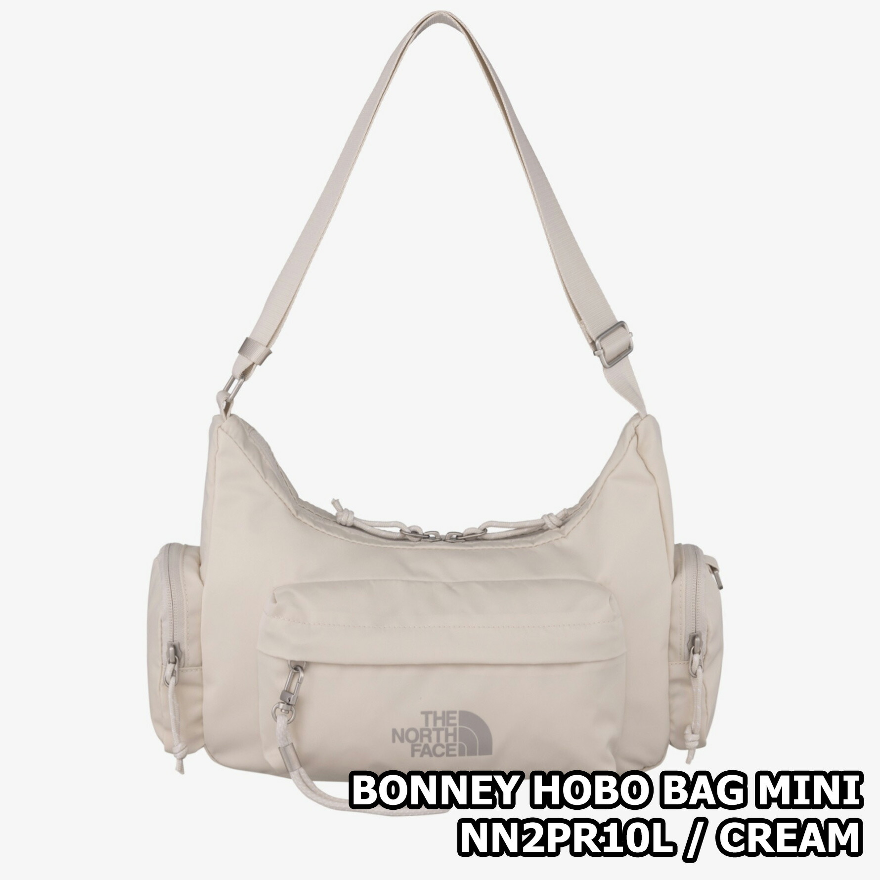 SALE!!【韓国限定】ノースフェイス＊ホーボーバック＊クリーム ☆2025年度新商品 ☆THENORTHFACE BONNEY HOBO BAG MINI ボニー