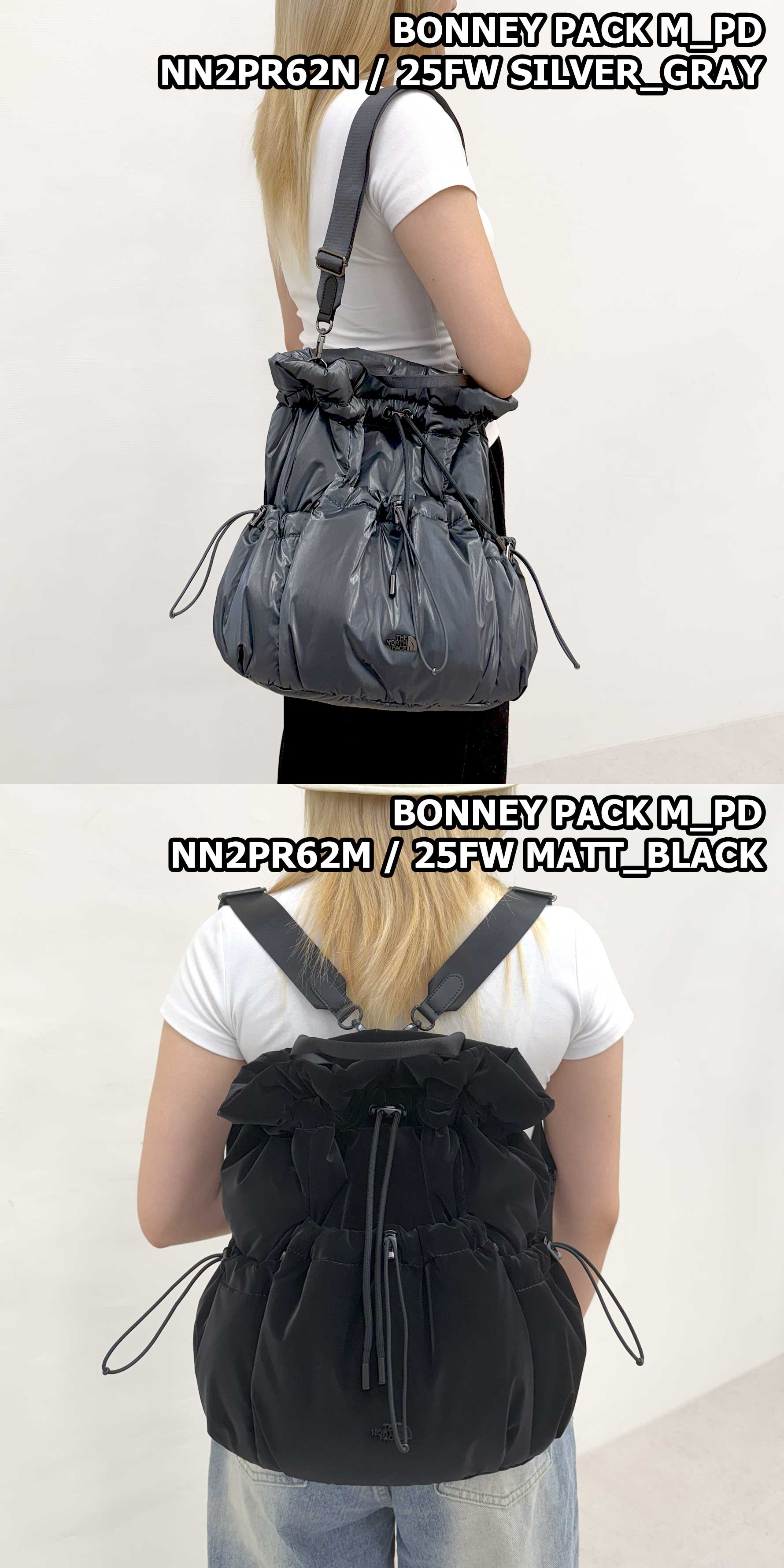 再々入荷！！【ノースフェイス】 Bonney Pack＊M ＊ブラック＊新作❗️ BONNEY PACK M BLACK NN2PR11J | THE NORTH FACE W