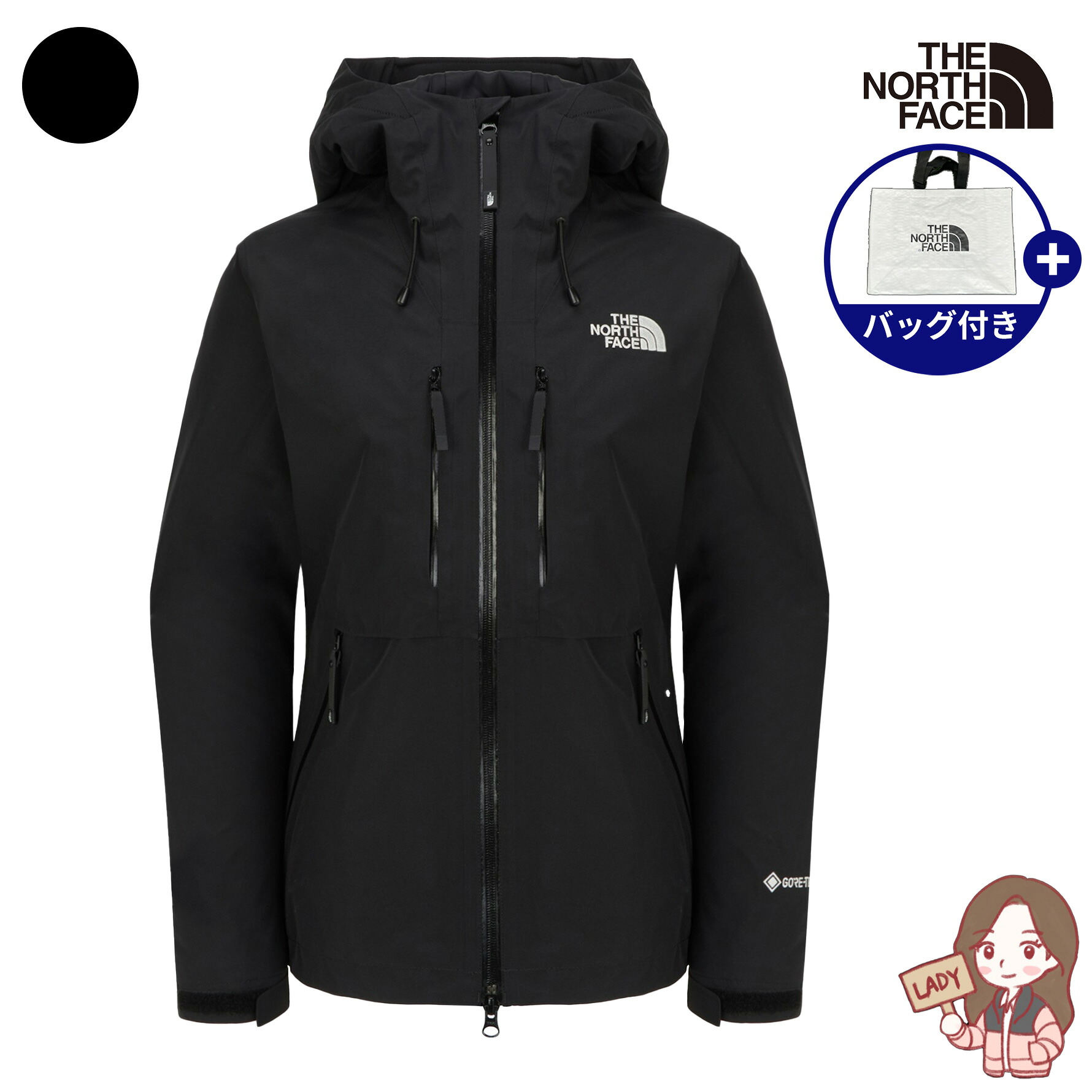 【正規品】★2025年新商品★THE NORTH FACE W'S GTX HIKER JACKET レディース ゴアテックス ハイカー ジャケット 韓国 ノースフェイス ホワイトレーベル 韓国 ファッション 防水 透湿 防風 レギュラーフィット フード一体型 季節の変わり目 体温調節 スポーティNJ2GR83A 33,995円