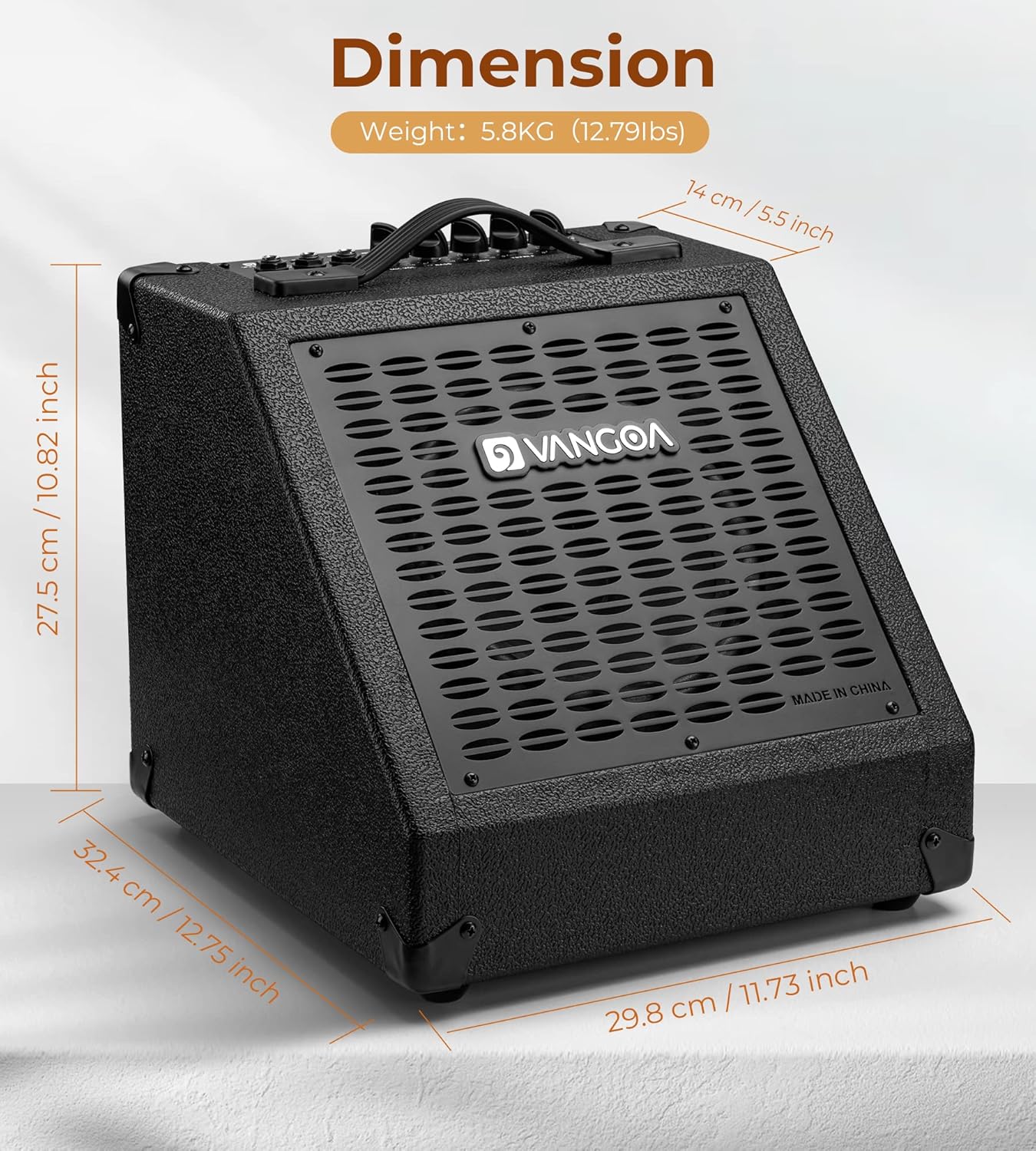 楽天市場】DONNER アンプ 電子ドラム キーボード用 20W 外部