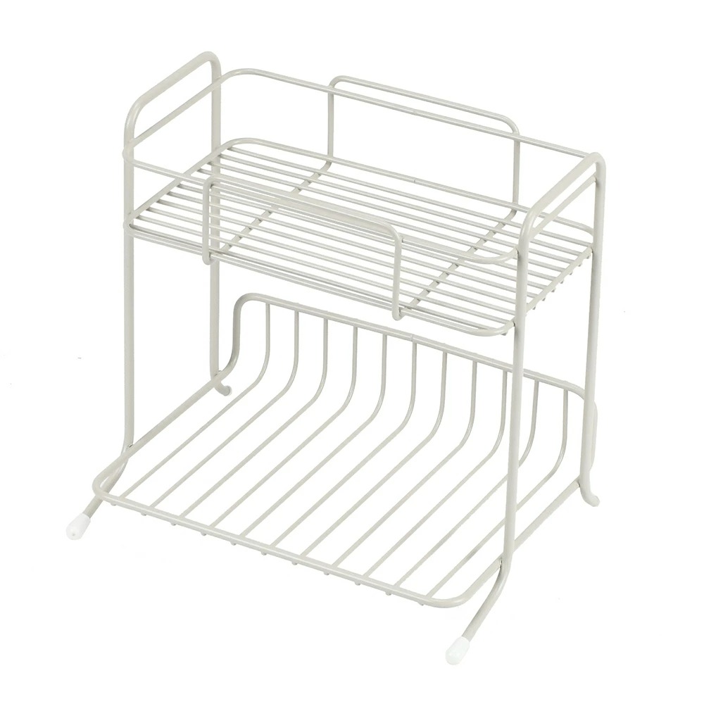 楽天市場】調味料ラック2段 ワームグレー | スパイスラック キッチン