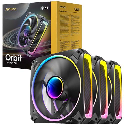 ◆合わせ鏡＋デュアル輪っか式ARGB気違い◆Orbit 120 ARGB_3PK