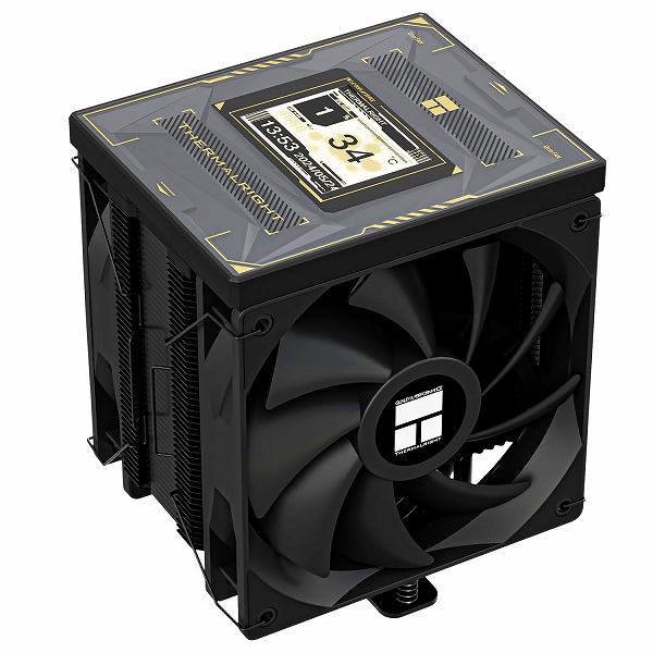 ◆天板にステータス表示の2.4インチLCDを搭載したシングルタワーヒートシンクCPUクーラー◆BA120 VISION BLACK｜BESTDO店