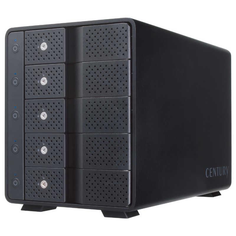 ◆お取寄せ◆独立電源スイッチ・USBハブ機能搭載 USB3.2 Gen2 3.5インチSATA&times;5 HDDケース◆CRCM535U32CIS｜BESTDO店