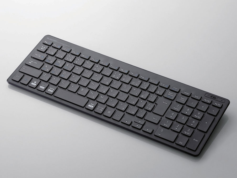 ◆在庫のみ◆Bluetoothｺﾝﾊﾟｸﾄｷｰﾎﾞｰﾄﾞ/ﾊﾟﾝﾀｸﾞﾗﾌ式/薄型◆TK-FBP101BK [ブラック]
