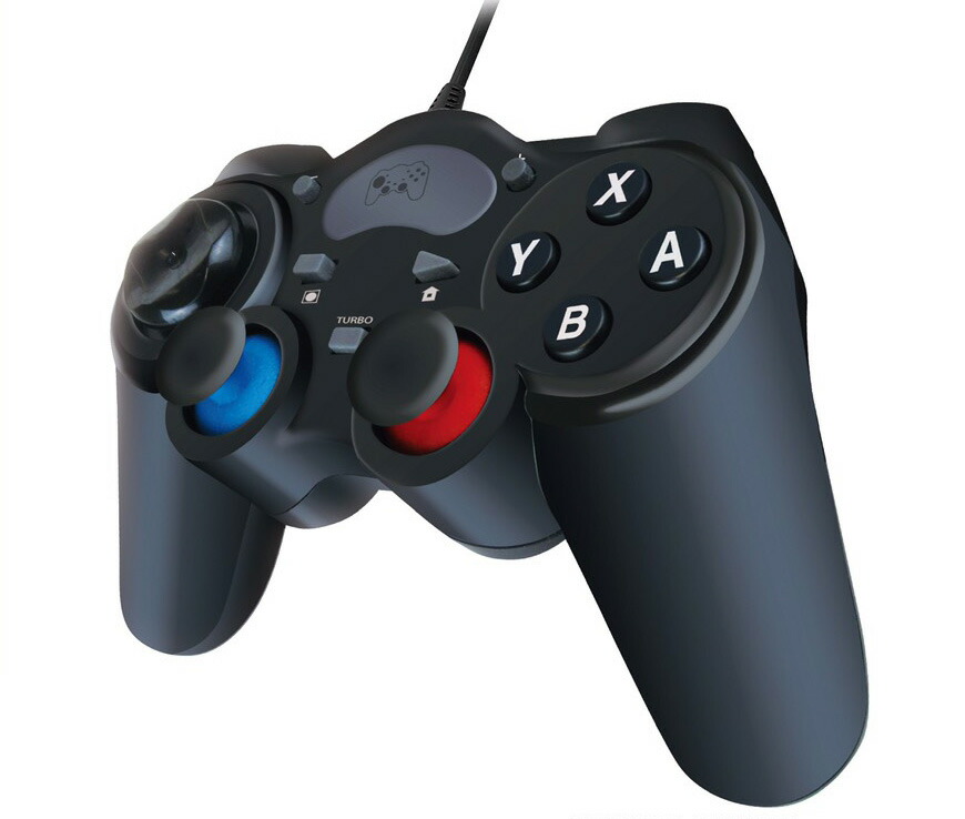 楽天市場】USBゲームコントローラ PCコンピュータゲームコントローラ