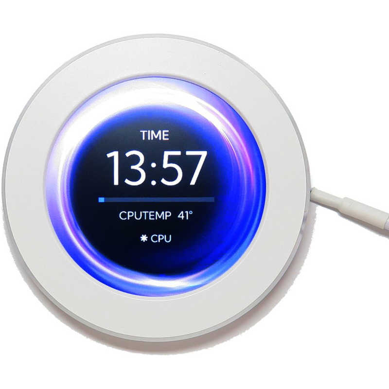 ◇お取寄せ！水冷上端とり備えるに至適な丸形2.1in液晶ダイアログボックス◆TM-SCREEN21WH