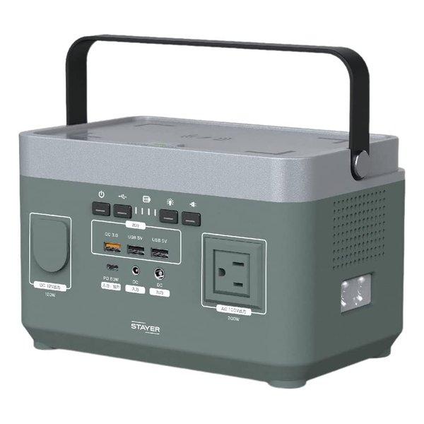 ◆取りのこし無視できる◆店卸し資産のみ押さえる品です。AC100V最終生産物も積み上げる/333Wh/90000mAhの大静電容量無線電話申し受ける積み上げる携帯型ワット数◆ST-POBTTY-300W-GR 緑であること