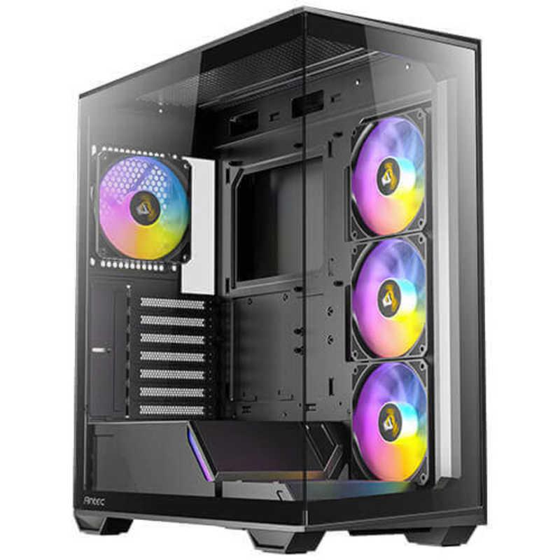 ◆ピラーレスガラス積み上げる冷やかす型パソコン容れもの◇C3 ARGB 黒いこと