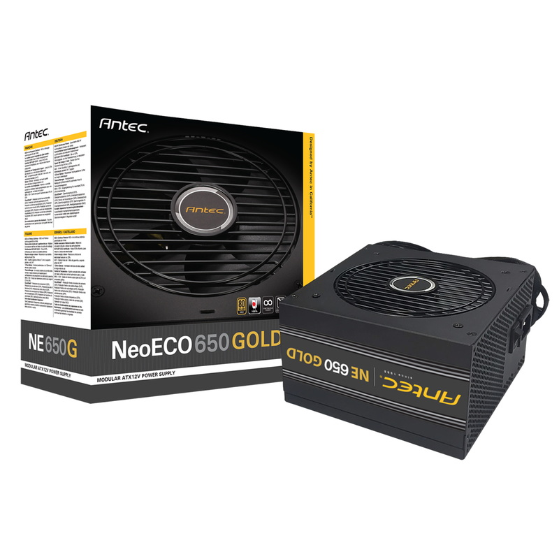 80PLUS GOLD認証取得 高効率高耐久静音電源ユニット ANTEC NE650G Gold NeoECO 2021年秋冬新作 内祝い