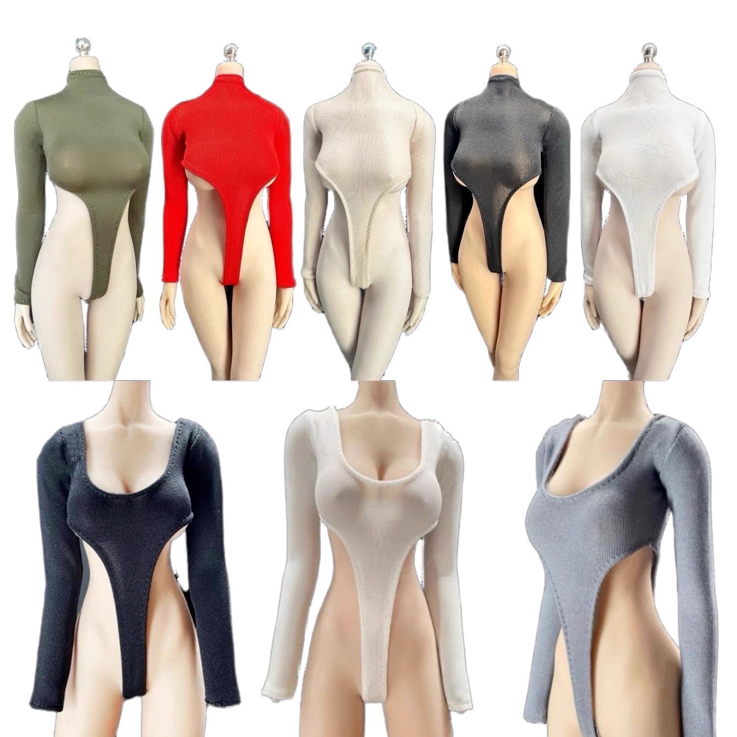 1/6 size A118 ファッション セクシー美人シューター 女性狙撃手 作戦服セット 女性コスチューム 番号A118 : TBLeague1&frasl;6スケール 最新アジアン スレンダーショット