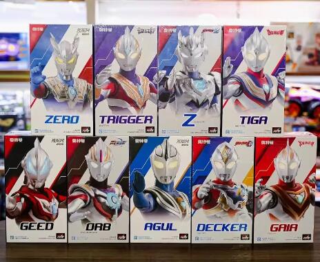 中動玩具 ウルトラマンシリーズ Ultraman TIGA GAIA ORB Z Ace画像