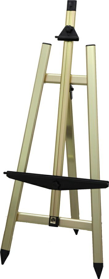 楽天市場】イーゼル スタンド 屋外 絵画 アルミ ゴールド パネル