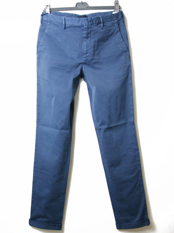 ★ ★ プラダ PRADA 【DRILL VINTAGE T】 メンズ ストレッチ コットンパンツ DARK BLUE GREY (ダークブルー) GEPA88 1C5N BM2 【送料無料】 【コンビニ受取可】 【海外配送 可】 【国際配送】