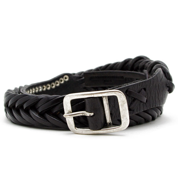 ★ ★ゴールデングース GOLDEN GOOSE【BELT TUBE】 メンズ スタッズ イントレチャート なめし革 胴締め BLACK (黒いこと) G28MA843 A9【貨物輸送無料】 【コンビニエンスストア受け取り証書可】 【外国で送りとどける 可】 【インターナショナル送りとどける】