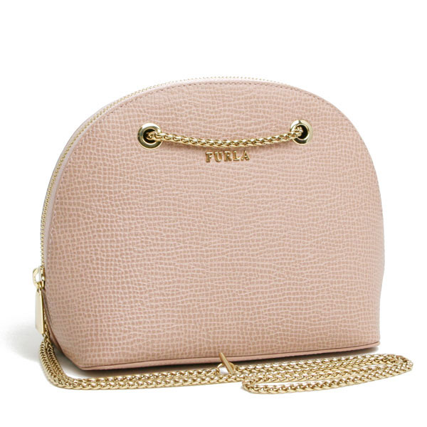 ★ ★ フルラ FURLA 【ASIA】 クロスボディ チェーン ショルダーバッグ MOONSTONE (ベージュピンク) 851880 E EN20 VTH 6M0 【送料無料】 【コンビニ受取可】 【海外配送 可】 【国際配送】