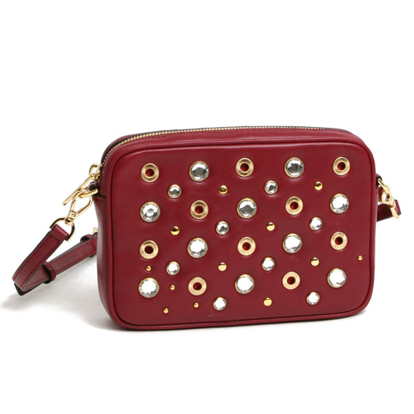 ★ ★マイケルコース MICHAEL KORS【POUCHES】 クロスボディー ショルダーバッグ CHERRY (ダークレッド) 32H6GPMC6U 848【送料無料】 【コンビニ受取可】 【海外配送 可】 【国際配送】|ベストギャラリー