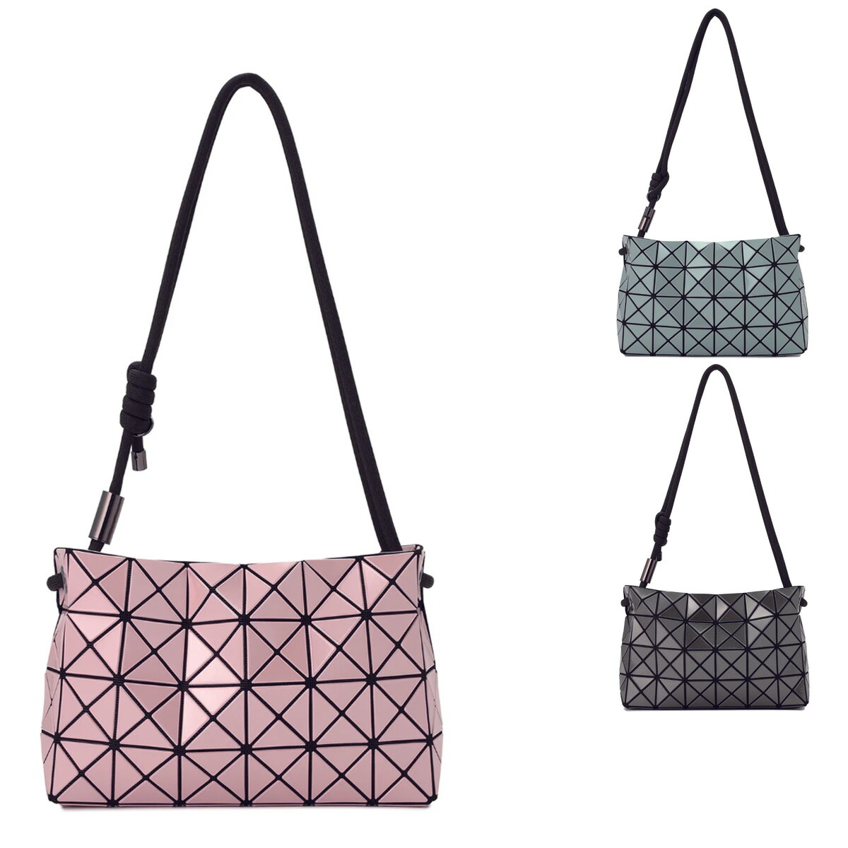 BAOBAO バオバオ★ ボイジャーラフ ショルダーバッグ Bao Bao Issey Miyake Voyager ショルダーバッグ | ブラック