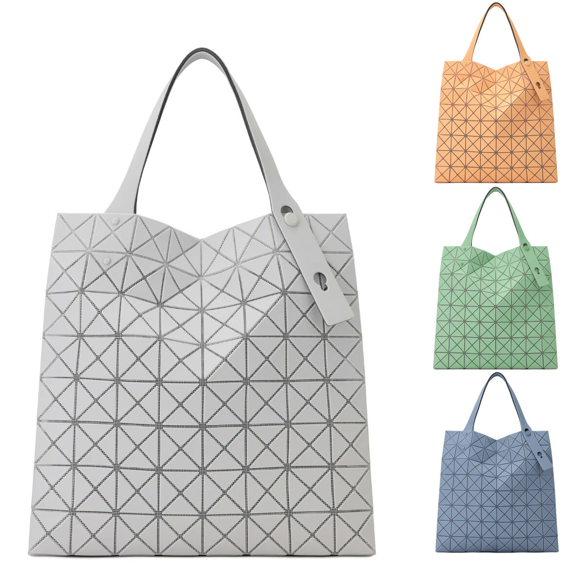【未使用】BAO BAO ISSEY MIYAKE トートバッグ　ベージュ ISSEY MIYAKE イッセイミヤケ BAOBAO バオバオ ルーセント PVC