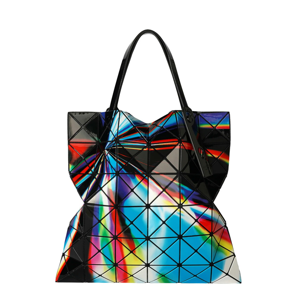 ★ ★バオバオ イッセイミヤケ BAO BAO ISSEY MIYAKE【WARP / ワープ 6&times;6】 トートバッグ BLUE MIX (ブルーミックス) BB63 AG801 79【送料無料】 【コンビニ受取可】 【海外配送 可】 【国際配送】｜ベストギャラリー