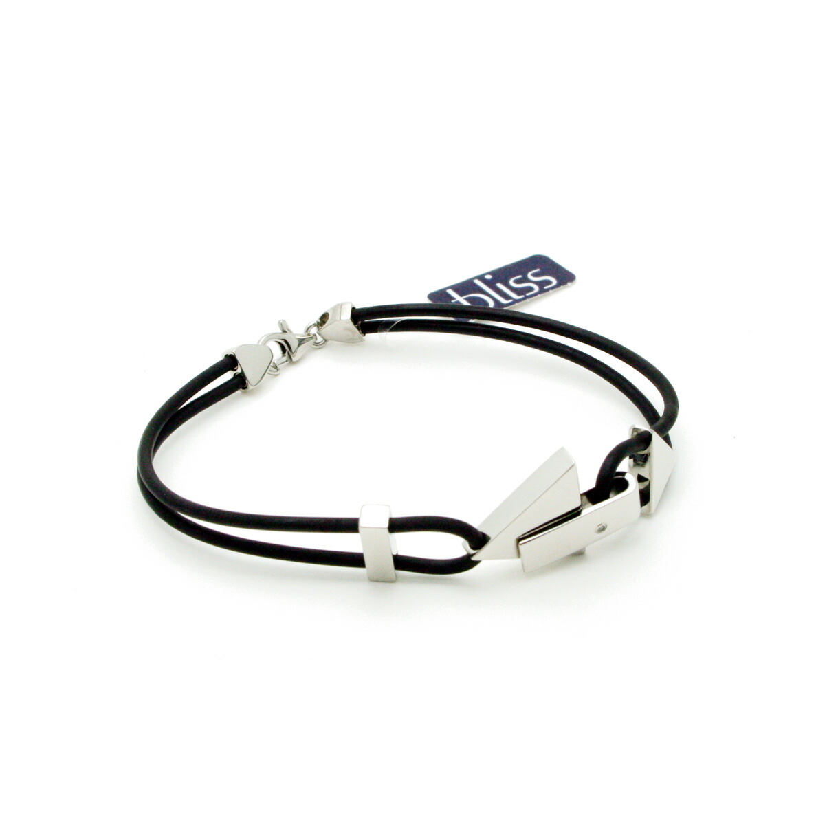 ★ ★ ブリス bliss トライアングルモチーフ ブレスレット ステンレス / ダイヤモンド 0.01ct K12066 【送料無料】 【コンビニ受取可】 【海外配送 可】 【国際配送】