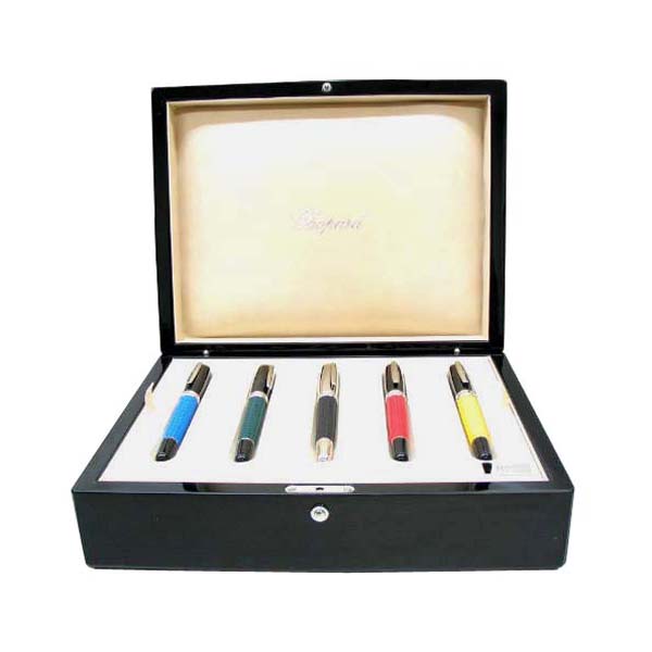 ★ ★ショパール CHOPARDボールペン 天然ゴム手持ち部分式 5本書き割り Set 5 Rollers Caou 95/8063 95013-0063【貨物輸送無料】 【コンビニエンスストア受け取り証書可】 【外国で送りとどける 可】 【インターナショナル送りとどける】