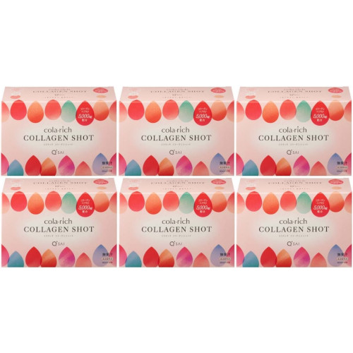 コラリッチコラーゲンショット 50ml×10本入【6個仕かける】(4571198162765-6) コラーゲン-ダイエット・健康-サプリメント