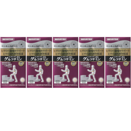 健康きらり コンドロイチン配合グルコサミン 300粒【5個セット】(4954007015504-5)