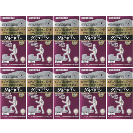 健康きらり コンドロイチン配合グルコサミン 300粒【10個セット】(4954007015504-10)