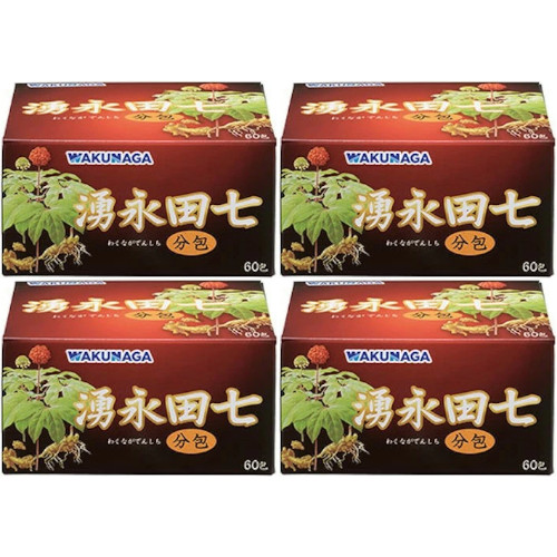 湧永田七 分包 60包【4個セット】(4968250358110-4)