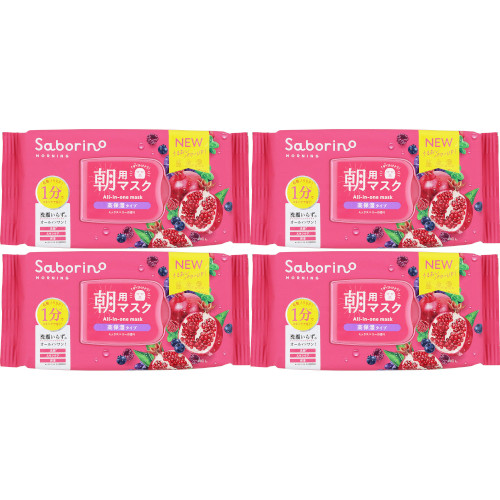 サボリーノ 目ざまシート 完熟果実の高保湿タイプ Ｎ 30枚【4個セット】(4515061190240-4)