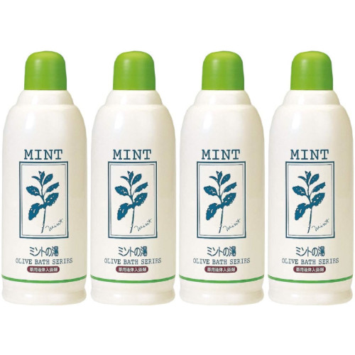 薬用オリーブの湯S ミントの香り 500ml【4個セット】(4965363100285-4)