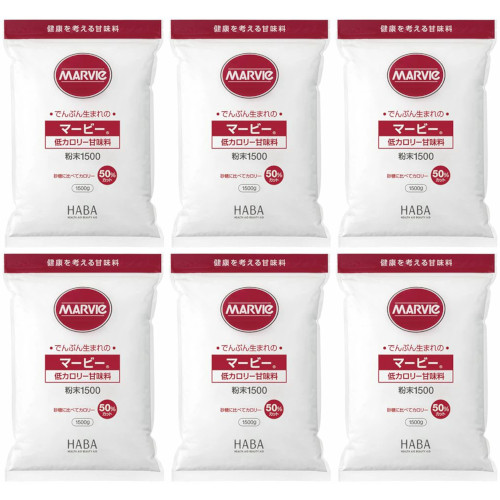 マービー 低カロリー甘味料 粉末 1.5kg【6個セット】(4534551012053-6)